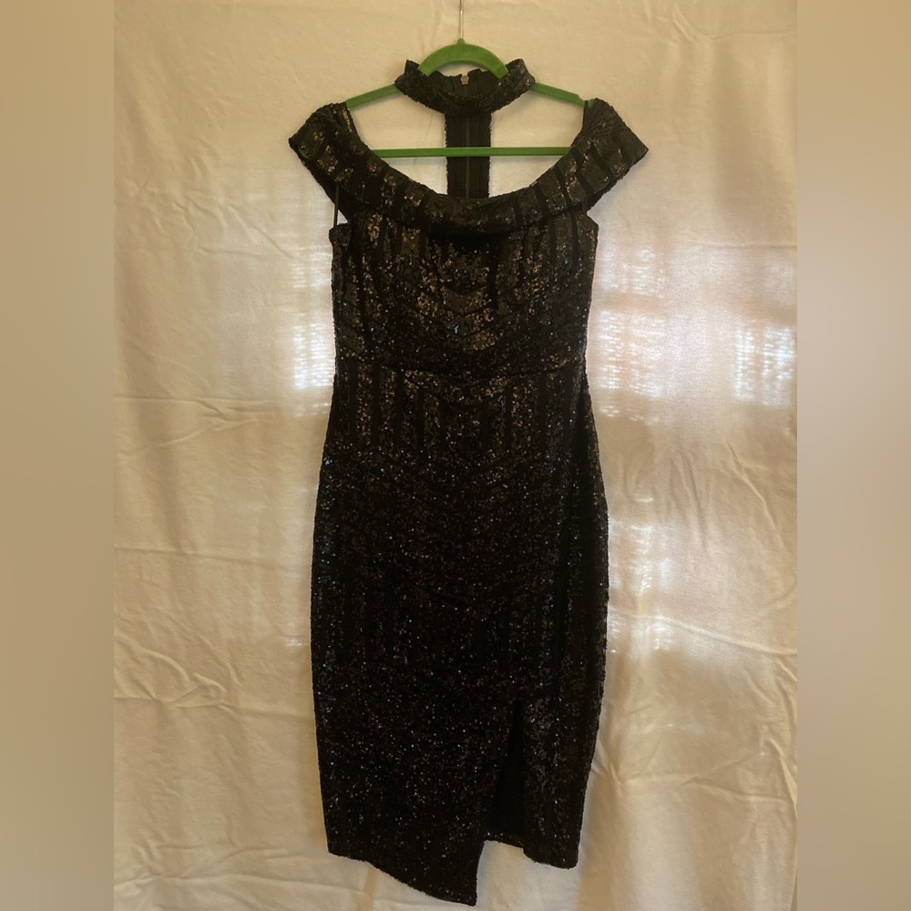 Alicia DiMichele sequin dress size L knee length
